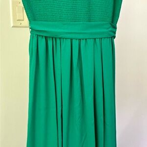 Kate Spade Vibrant Green Button-Up Dress